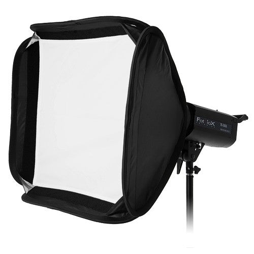 Fotodiox Pro Foldable Softbox PLUS Grid (Eggcrate) with Silver Reflective Interior with Double Diffusion Panels
