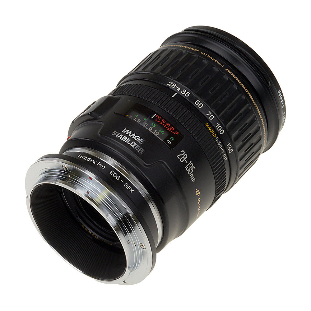 Fotodiox Pro Lens Adapter - Compatible with Canon EOS (EF / EF-S) Lenses to Fujifilm G-Mount Digital Camera Body