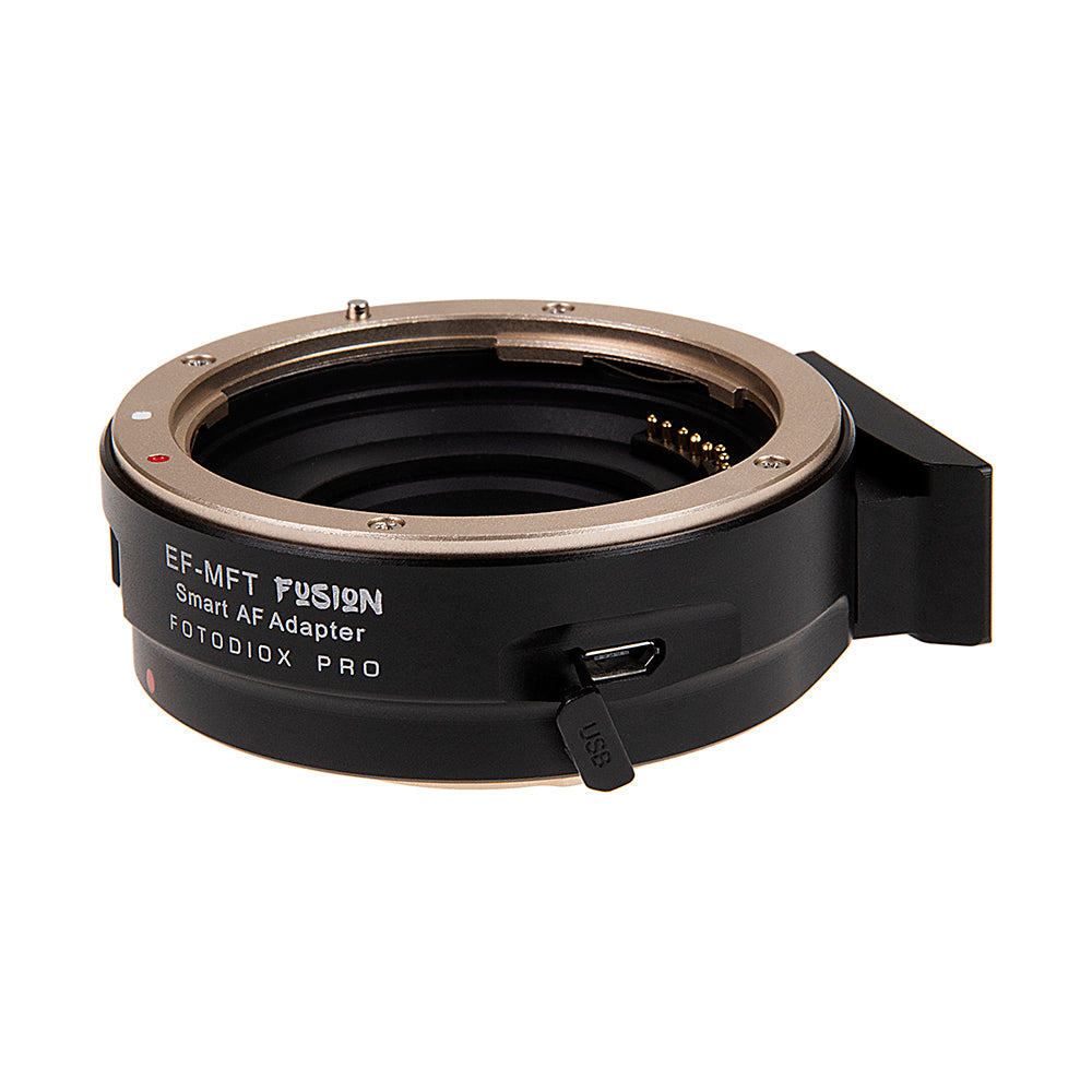 Fotodiox Pro Fusion Adapter, Smart AF Adapter - Canon EOS (EF / EF-S) D/SLR Lens to Micro Four Thirds (MFT, M4/3) Mount Mirrorless Camera Body with Full Automated Functions