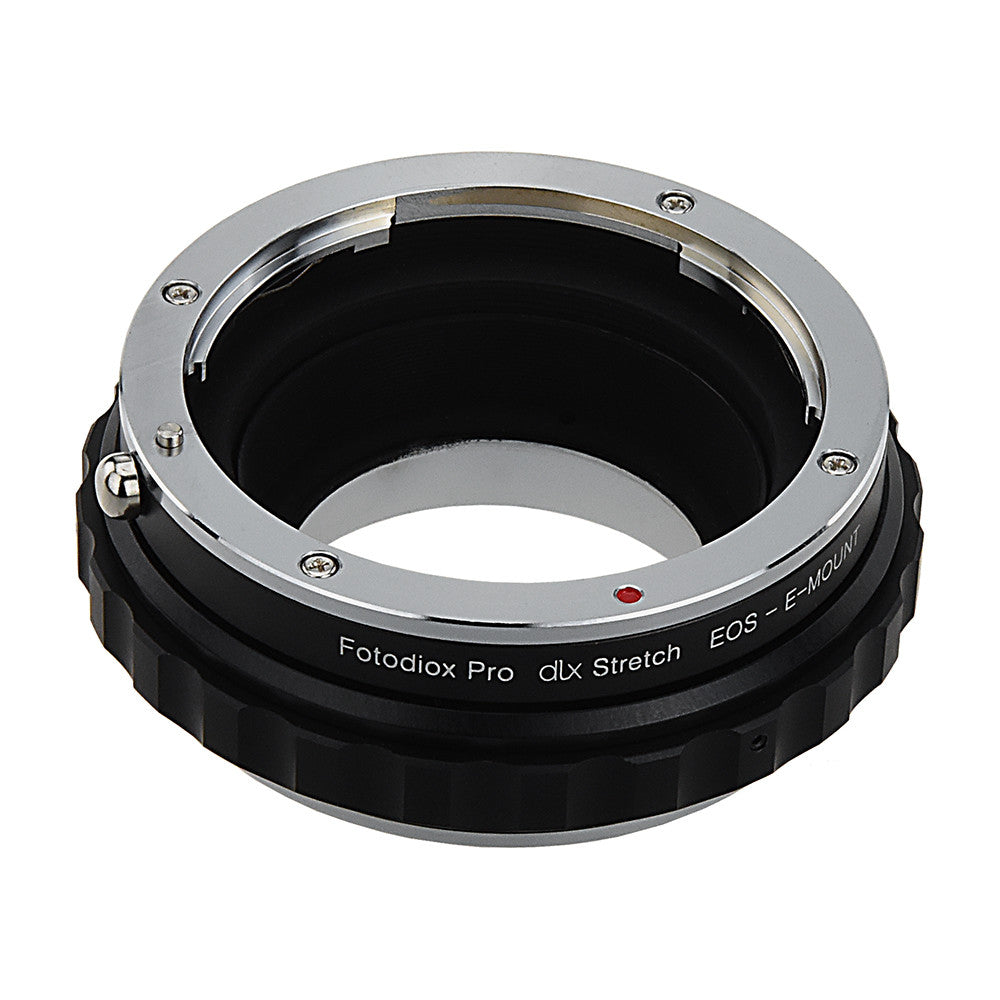 Fotodiox DLX Stretch Lens Adapter - Canon EOS (EF / EF-S) D/SLR Lens to Sony Alpha E-Mount Mirrorless Camera Body with Macro Focusing Helicoid and Magnetic Drop-In Filters