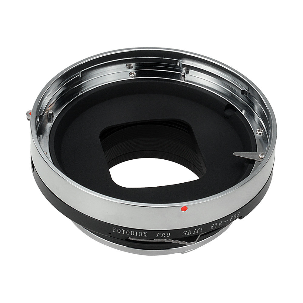 Fotodiox Pro Lens Mount Shift Adapter - Bronica ETR Mount Lens to Canon EOS (EF, EF-S) Mount SLR Camera Body