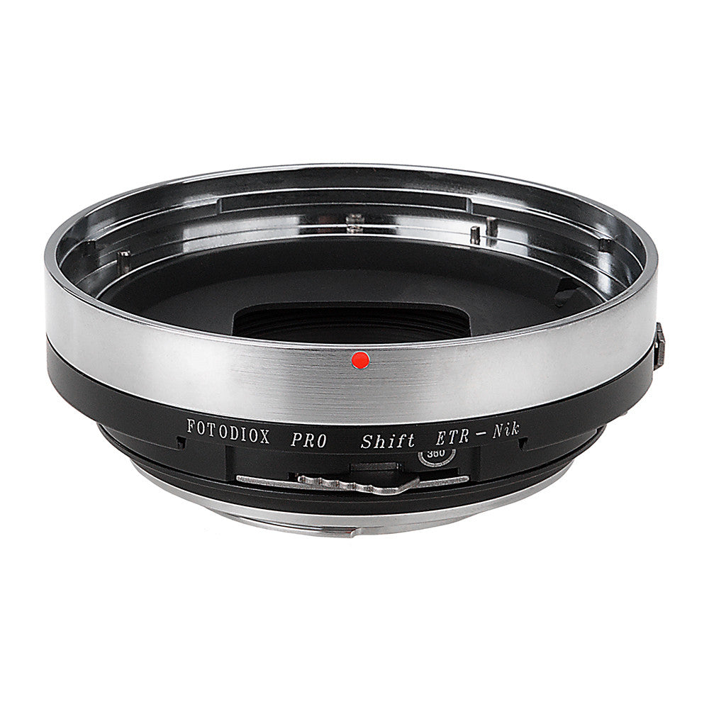 Fotodiox Pro Lens Mount Shift Adapter - Bronica ETR Mount Lens to Nikon F Mount SLR Camera Body