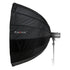 Fotodiox Deep EZ-Pro Parabolic Softbox with Profoto Speedring for Profoto and Compatible - Quick Collapsible Softbox with Silver Reflective Interior with Double Diffusion Panels