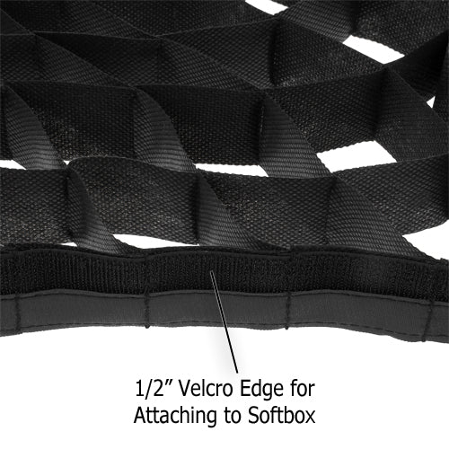 Fotodiox Pro Eggcrate Grid for Deep EZ-Pro Parabolic Softboxes - Fits Deep EZ-Pro Parabolic Softbox - 50 Degree Grid (2x2x1.5" Openings)