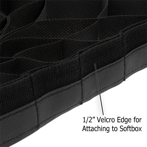 Fotodiox Pro Eggcrate Grid for Deep EZ-Pro Parabolic Softboxes - Fits Deep EZ-Pro Parabolic Softbox - 50 Degree Grid (2x2x1.5" Openings)