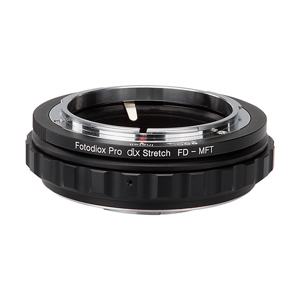 Fotodiox DLX Stretch Lens Mount Adapter - Canon FD & FL 35mm SLR lens to Micro Four Thirds (MFT, M4/3) Mount Mirrorless Camera Body with Macro Focusing Helicoid and Magnetic Drop-In Filters