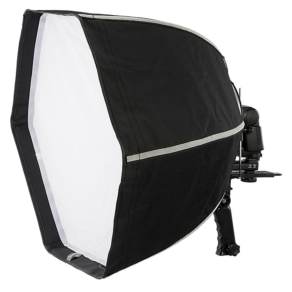 Fotodiox F60 Quick-Collapse Flash Softbox - 60cm (24in) Hexagon for Flash / Speedlight