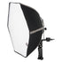 Fotodiox Quick-Collapse Flash Softbox - 50cm (20in) Hexagon for Canon Speedlight and Nikon, Vivitar, Sunpack, Nissin, Sigma, Sony, Pentax, Olympus, Panasonic Lumix Flash