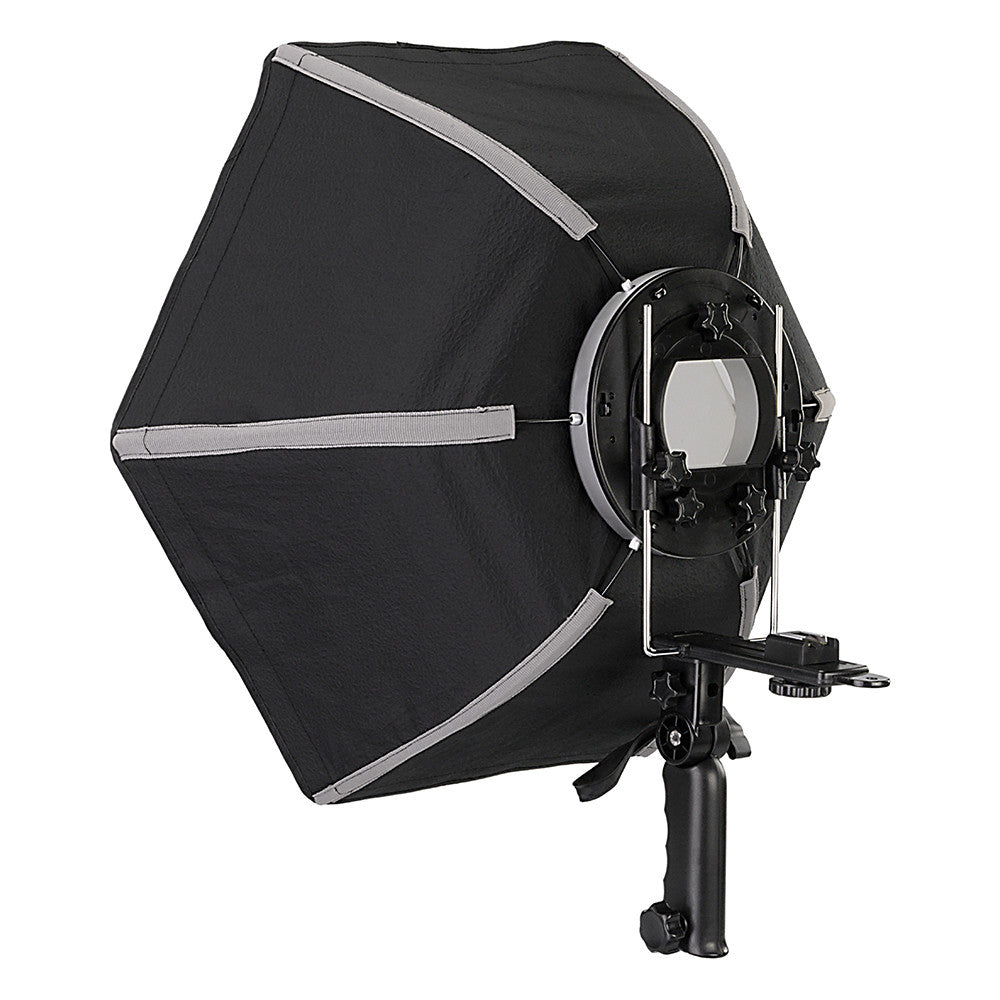 Fotodiox Quick-Collapse Flash Softbox - 50cm (20in) Hexagon for Canon Speedlight and Nikon, Vivitar, Sunpack, Nissin, Sigma, Sony, Pentax, Olympus, Panasonic Lumix Flash