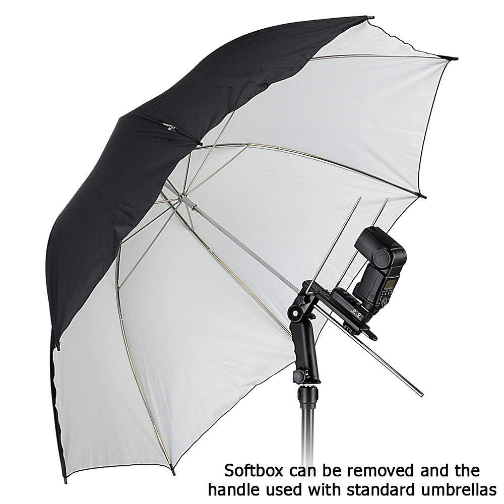 Fotodiox Quick-Collapse Flash Softbox - 50cm (20in) Hexagon for Canon Speedlight and Nikon, Vivitar, Sunpack, Nissin, Sigma, Sony, Pentax, Olympus, Panasonic Lumix Flash