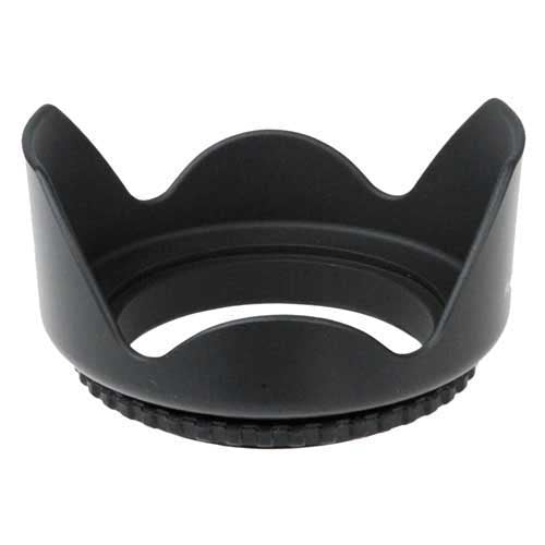 Fotodiox Black Flower Lens Hood, Tulip Sun Shade