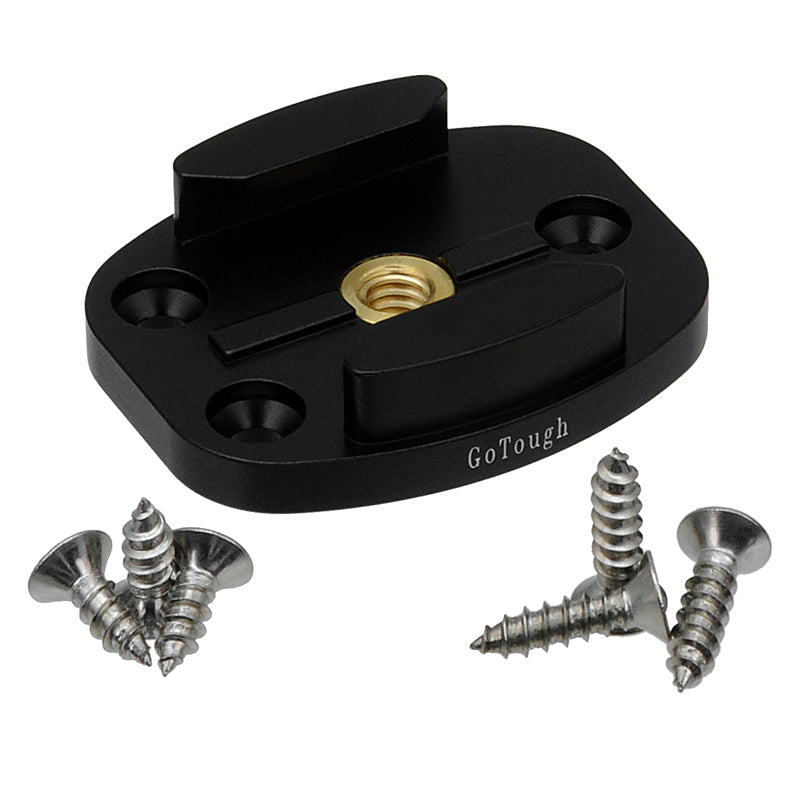 Fotodiox GoTough Grip Kit with Factor Radius Pico Light - Metal Camera Lighting Bracket Compatible with GoPro Hero Cameras and Adapter Mounts
