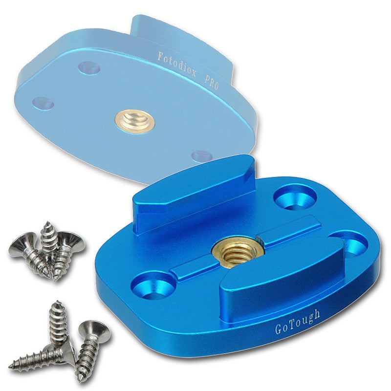 GoTough Blue QR Mount w/ Screw Holes