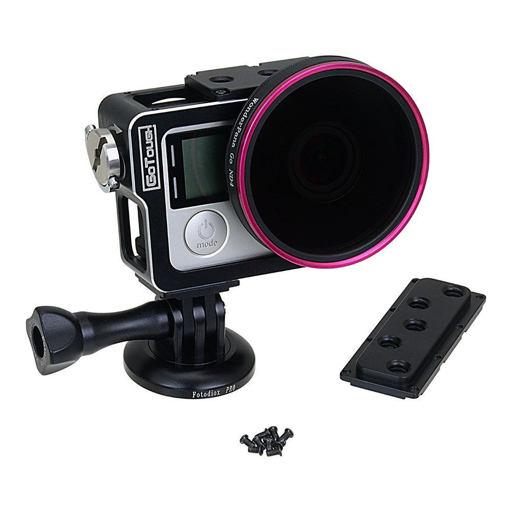 Fotodiox Pro GoTough Sharkcage for GoPro HERO3/3+/4 Naked Action Cameras - Skeleton Housing Protective Cage Case