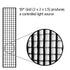Fotodiox Pro Eggcrate Grid for Softbox - Fits Pro Studio Solutions EZ-Pro and Fotodiox Pro Standard Softboxes - 50 Degree Grid (2x2x1.5" Openings)