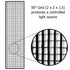 Fotodiox Pro Eggcrate Grid for Softbox - Fits Pro Studio Solutions EZ-Pro and Fotodiox Pro Standard Softboxes - 50 Degree Grid (2x2x1.5" Openings)