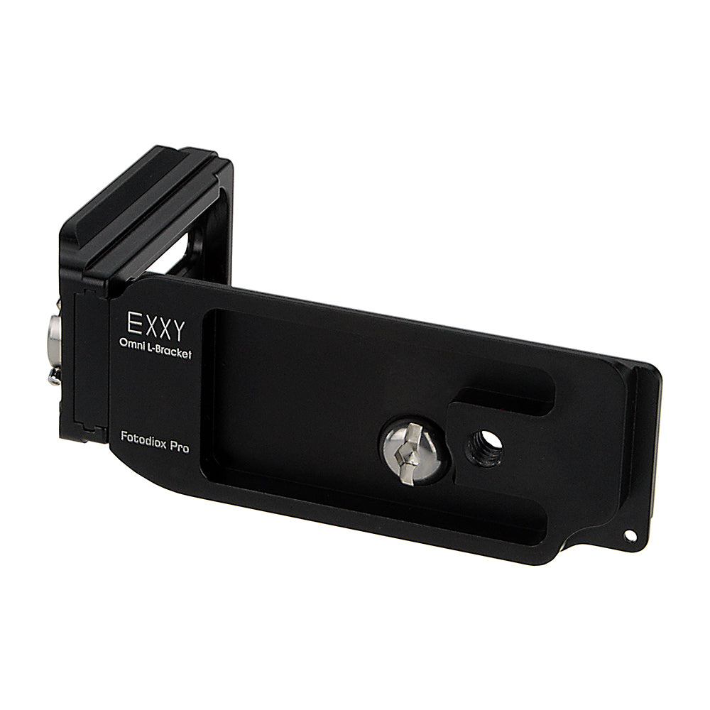 Exxy Omni L-Bracket for Sony a7 II & a9 Series of Digital Cameras from Fotodiox Pro - All Metal Black Camera Hand Grip for Arca Swiss or Arca Swiss-Type Quick Releases