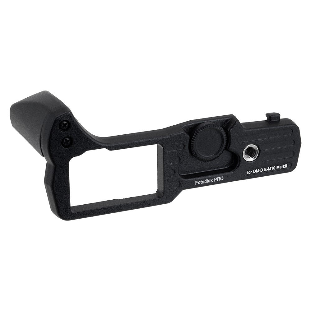 All Metal Black Camera Hand Grip for Olympus OM-D E-M10 Mark II Mirrorless Micro Four-Thirds Digital Camera with Battery Access
