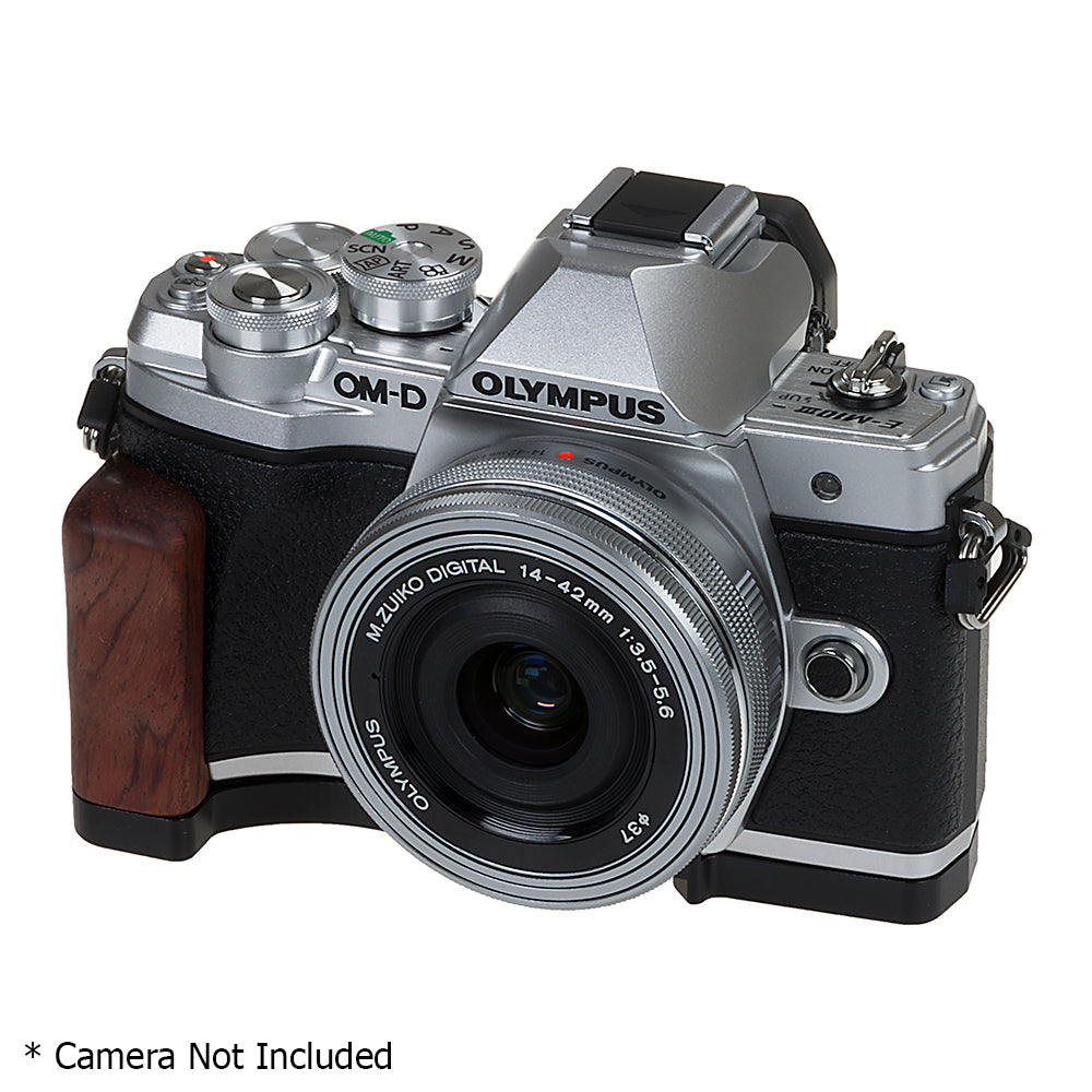 hemel Bijdrage Voortdurende Deluxe All Metal Black Camera Hand Grip for Olympus OM-D E-M10 Mark III –  Fotodiox, Inc. USA