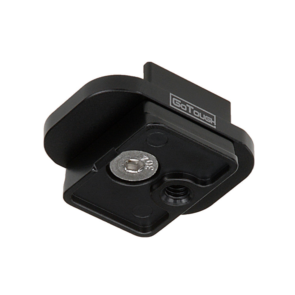 Fotodiox Pro GoTough Arca Swiss QR Tripod Base Mount - Aluminum Arca Swiss Quick Release Tripod Mount Plate for GoPro HERO Mounting Buckle System
