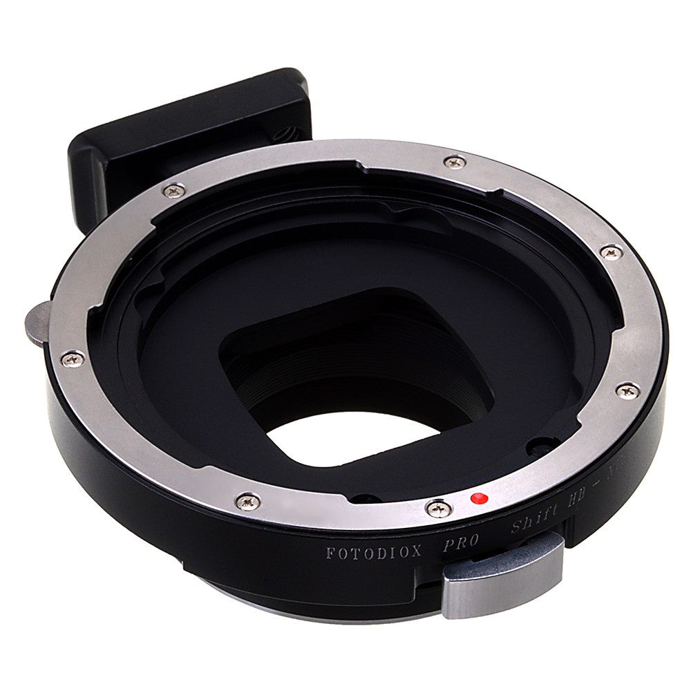 Fotodiox Pro Shift Lens Mount Adapter - Hasselblad V-Mount SLR Lens to Nikon F Mount SLR Camera Body