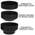 Fotodiox 3-Section Rubber Lens Hood