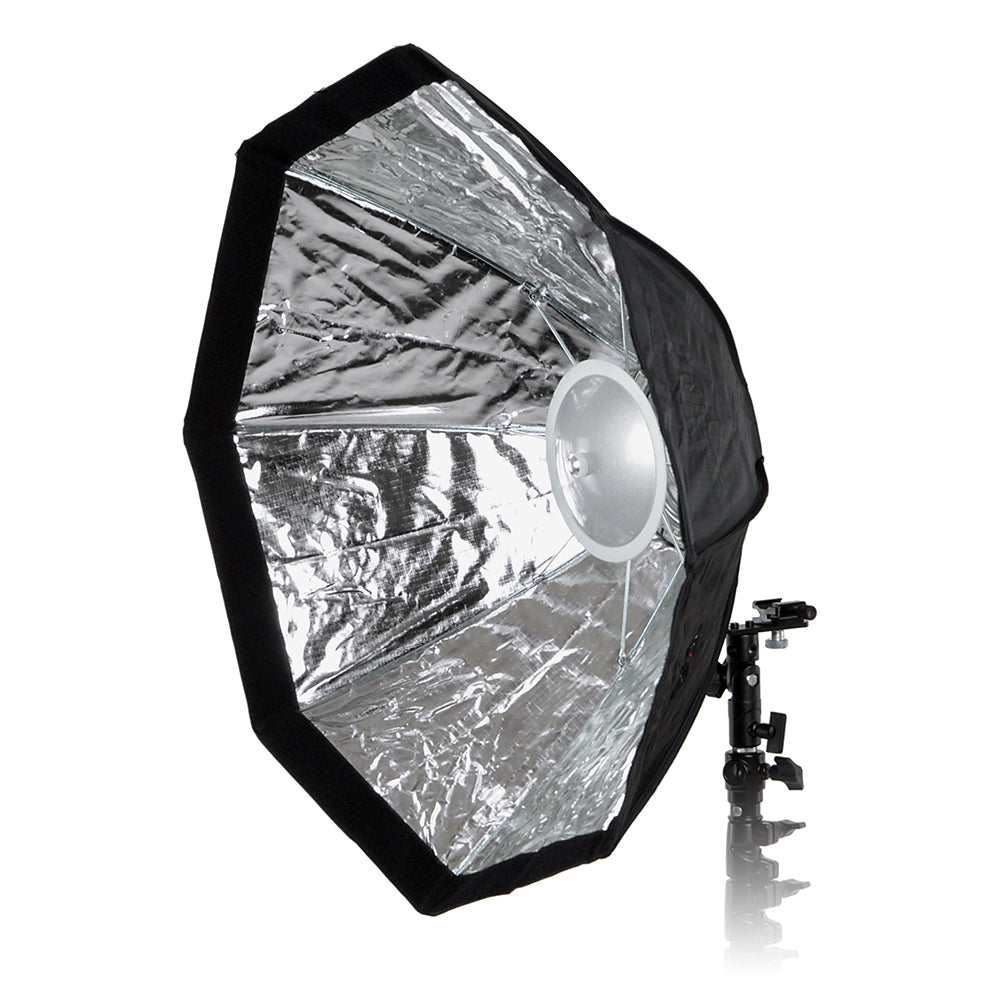 Fotodiox Ez-Pro-Mini Flash Softbox K60 24" (60 cm) Octagon for Nikon Flash, Canon Speedlight, Vivitar Flash, Sunpack, Nissin, etc
