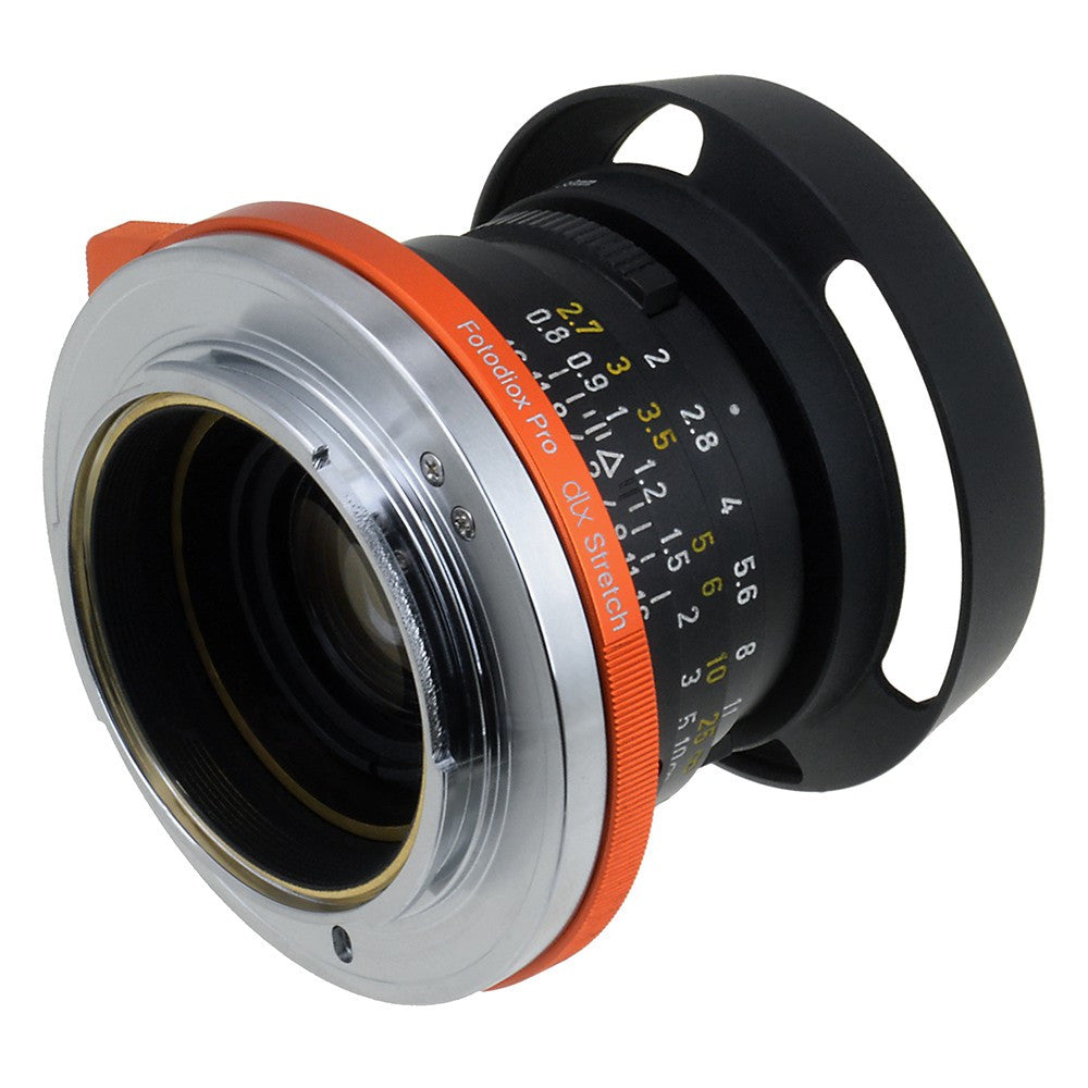 Fotodiox DLX Stretch Lens Adapter - Leica M Rangefinder Lens to Sony Alpha E-Mount Mirrorless Camera Body with Macro Focusing Helicoid