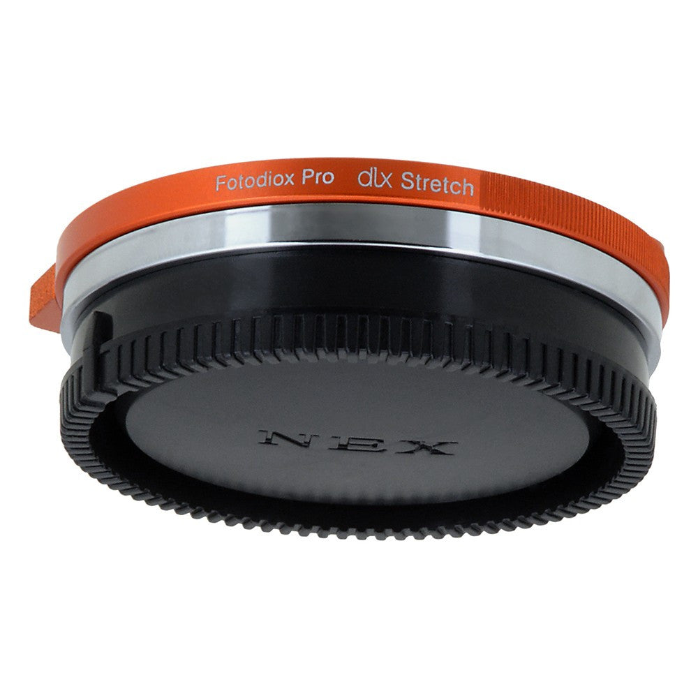 Fotodiox DLX Stretch Lens Adapter - Leica M Rangefinder Lens to Sony Alpha E-Mount Mirrorless Camera Body with Macro Focusing Helicoid