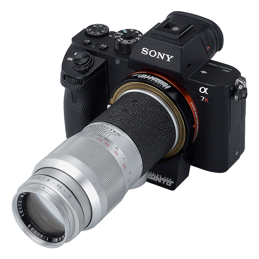 Fotodiox Pro PRONTO Adapter - Leica M Mount Lens to Sony E-Mount Camera Autofocus Adapter