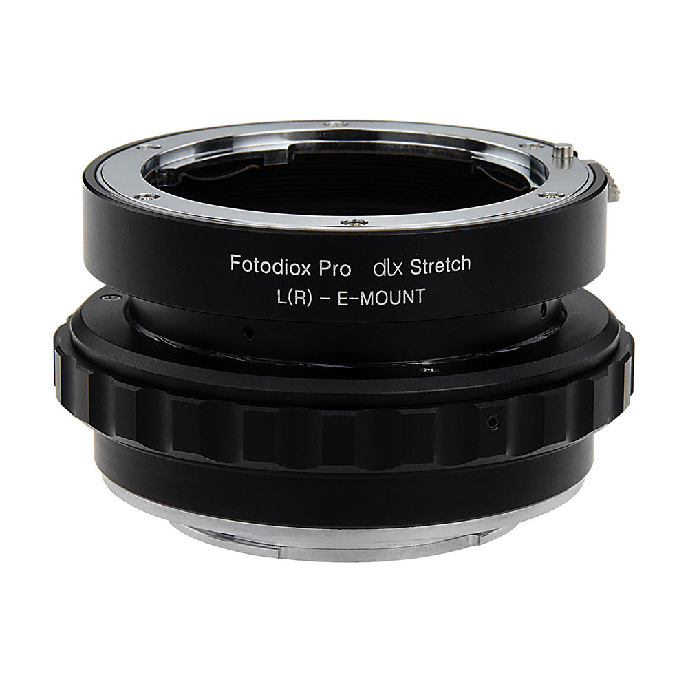 Fotodiox DLX Stretch Lens Adapter - Leica R SLR Lens to Sony Alpha E-Mount Mirrorless Camera Body with Macro Focusing Helicoid and Magnetic Drop-In Filters