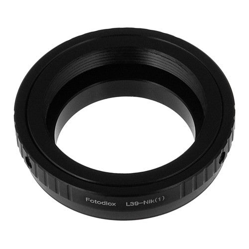 Fotodiox Lens Adapter - Compatible with M39/L39 (x1mm Pitch) Screw Mount Russian & Leica Thread Mount Lenses to Nikon 1-Series Mirrorless Cameras