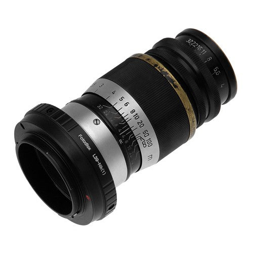 Fotodiox Lens Adapter - Compatible with M39/L39 (x1mm Pitch) Screw Mount Russian & Leica Thread Mount Lenses to Nikon 1-Series Mirrorless Cameras