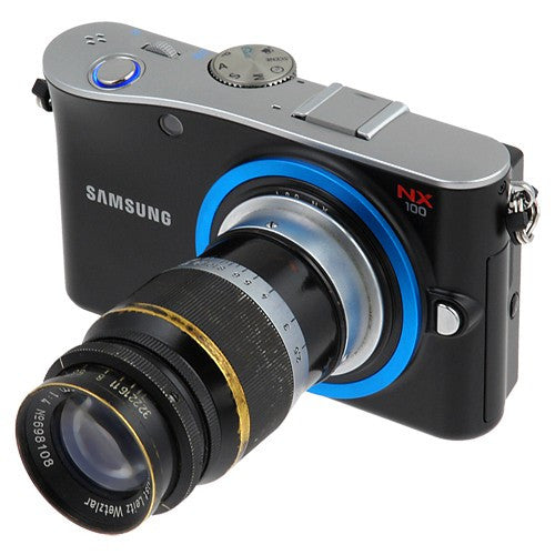 Fotodiox Pro Lens Adapter - Compatible with L39/LTM (x0.977 Pitch) Leica Thread Mount Lenses to Samsung NX Mount Mirrorless Cameras