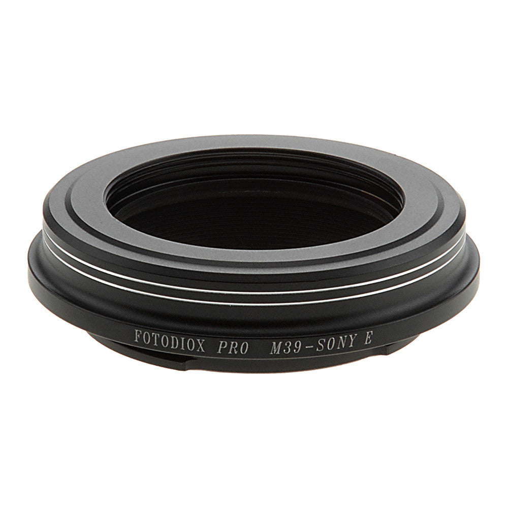 Fotodiox Pro Lens Mount Adapter - L39/LTM (x0.977 Pitch) Leica Thread Mount Lens to Sony Alpha E-Mount Mirrorless Camera Body