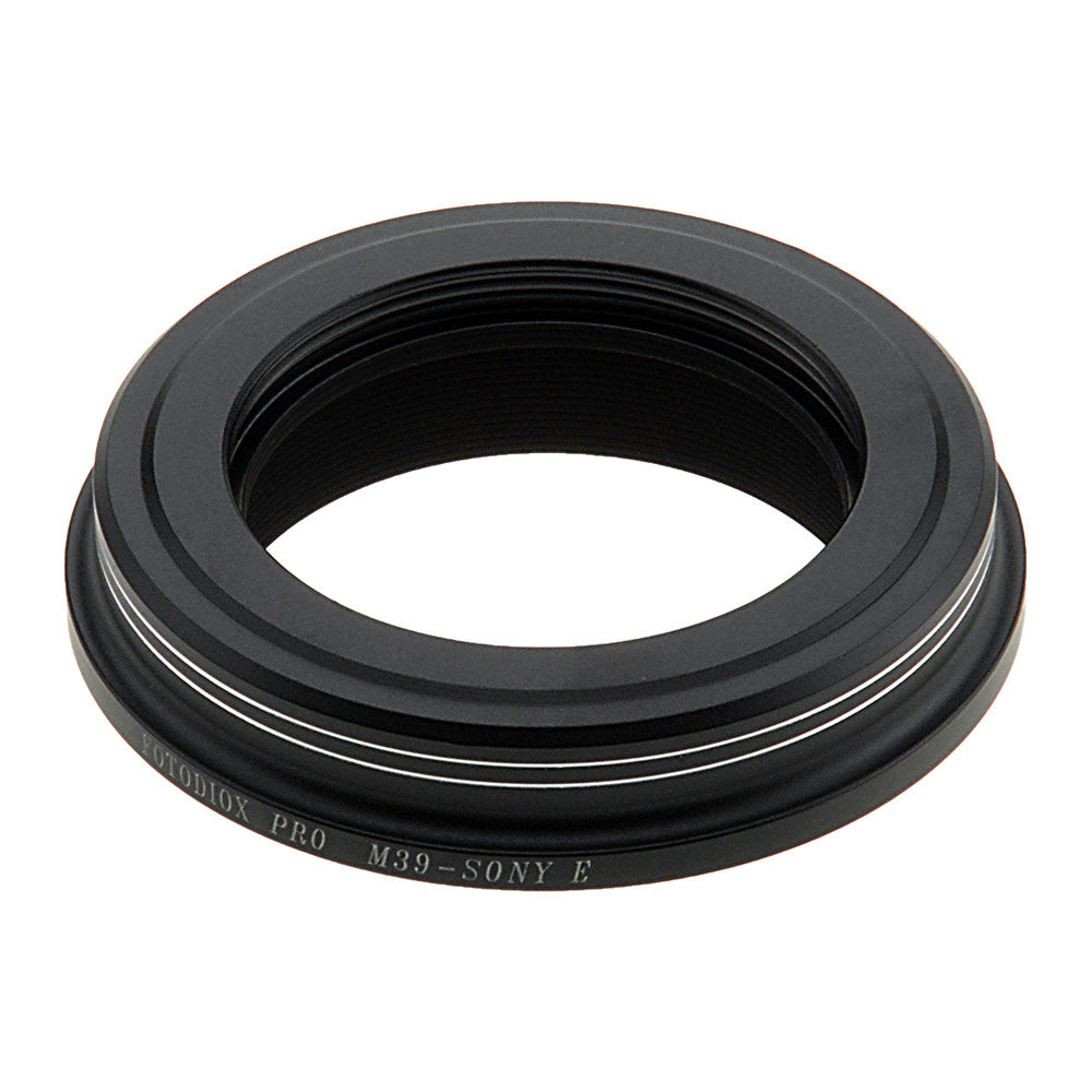 Fotodiox Pro Lens Mount Adapter - L39/LTM (x0.977 Pitch) Leica Thread Mount Lens to Sony Alpha E-Mount Mirrorless Camera Body
