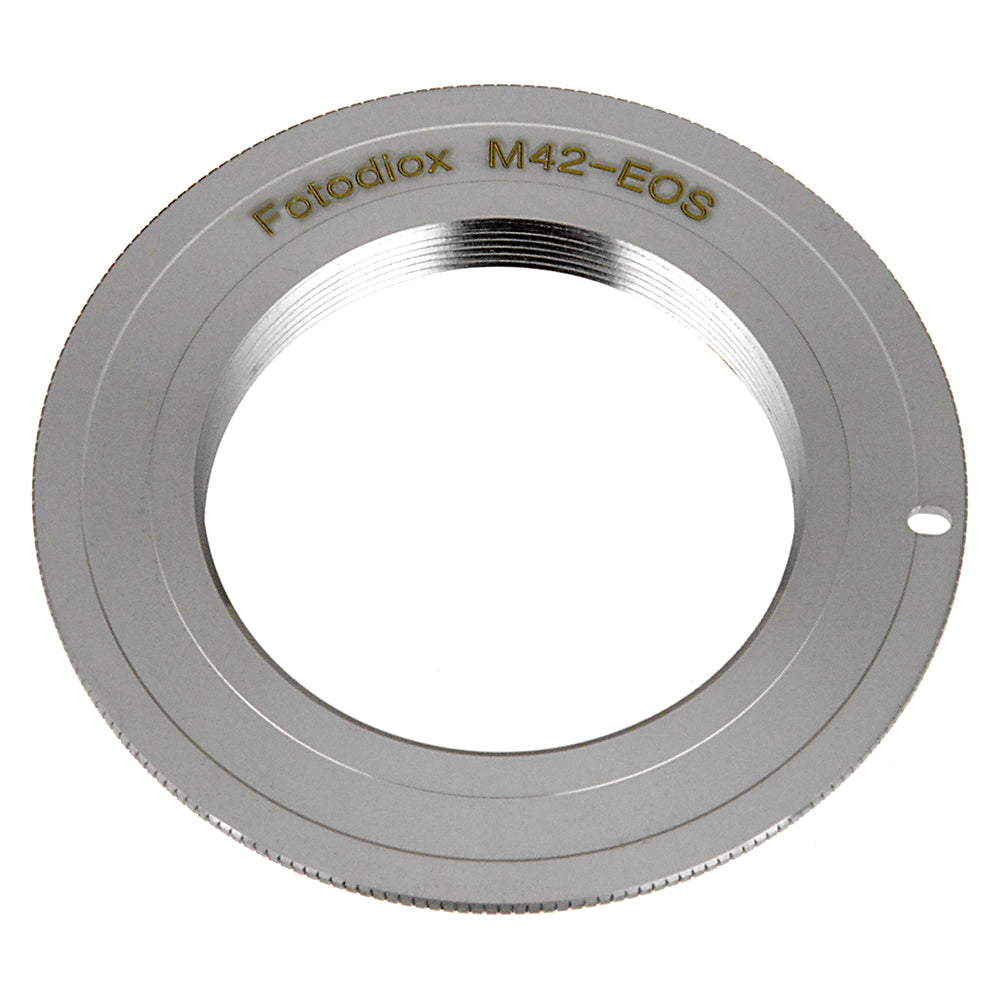 Fotodiox Pro Lens Mount Adapter Compatible with M42 Type 1 Screw Mount SLR Lens to Canon EOS (EF, EF-S) Mount SLR Camera Body - with Generation v10 Focus Confirmation Chip