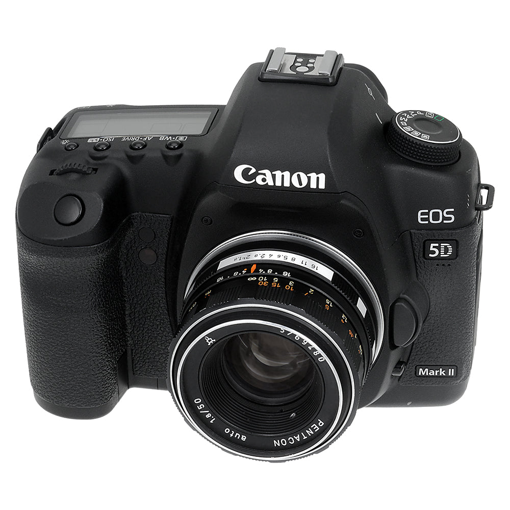 Fotodiox Pro Lens Mount Adapter Compatible with M42 Type 2 Screw Mount SLR Lens to Canon EOS (EF, EF-S) Mount SLR Camera Body - with Generation v10 Focus Confirmation Chip