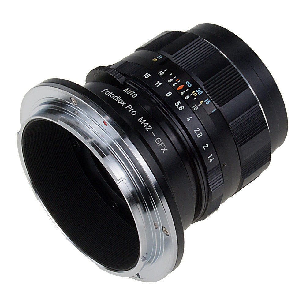 Fotodiox Pro Lens Adapter - Compatible with M42 Screw Mount SLR Lenses to Fujifilm G-Mount Digital Camera Body