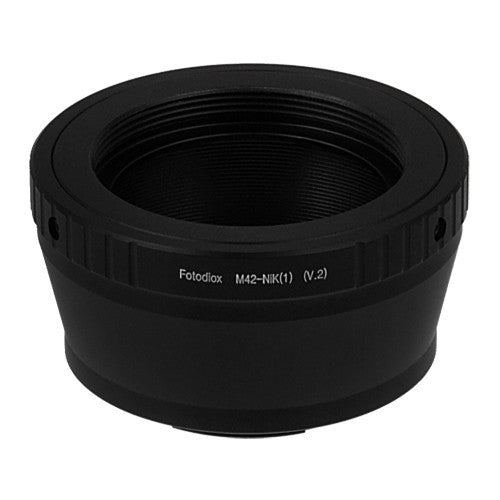 Fotodiox Lens Adapter - Compatible with M42 (Type 2) Screw Mount SLR Lenses  to Nikon 1-Series Mirrorless Cameras