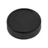 Fotodiox M42 Plastic Rear Lens Cap - Black Protective Rear Cap for 42mm x1 Thread Screw Mount Camera Lenses