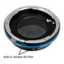 Vizelex ND Throttle Lens Mount Adapter - Mamiya 645 (M645) Mount Lenses to Canon EOS (EF, EF-S) Mount SLR Camera Body with Built-In Variable ND Filter (2 to 8 Stops)