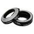 Fotodiox Pro Automatic Macro Extension Tube Set for Canon EOS M (EF-M) Mount Mirrorless Cameras for Extreme Close-up Photography