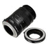 Fotodiox Pro Automatic Macro Extension Tube Set for Canon EOS M (EF-M) Mount Mirrorless Cameras for Extreme Close-up Photography