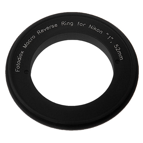 Macro Reverse Ring for Nikon - Camera Mount to Filter Thread Adapter for Nikon 1-Series Camera Mounts