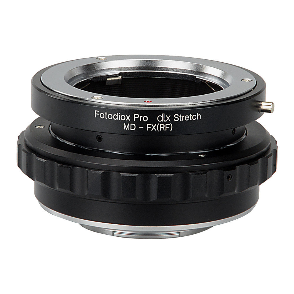 Fotodiox DLX Stretch Lens Mount Adapter - Minolta Rokkor (SR / MD / MC) SLR Lens to Fujifilm Fuji X-Series Mirrorless Camera Body with Macro Focusing Helicoid and Magnetic Drop-In Filters