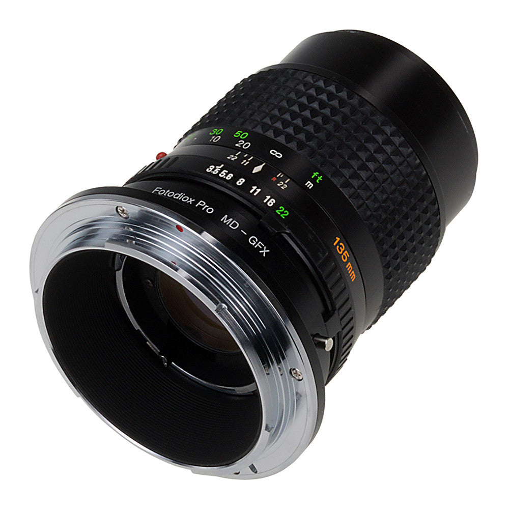 Fotodiox Pro Lens Adapter - Compatible with Minolta Rokkor (SR / MD / MC) SLR Lenses to Fujifilm G-Mount Digital Camera Body