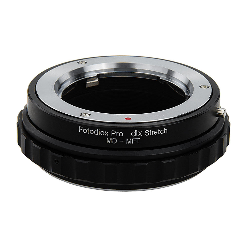 Fotodiox DLX Stretch Lens Adapter - Minolta Rokkor (SR / MD / MC) SLR Lens to Micro Four Thirds (MFT, M4/3) Mount Mirrorless Camera Body with Macro Focusing Helicoid and Magnetic Drop-In Filters