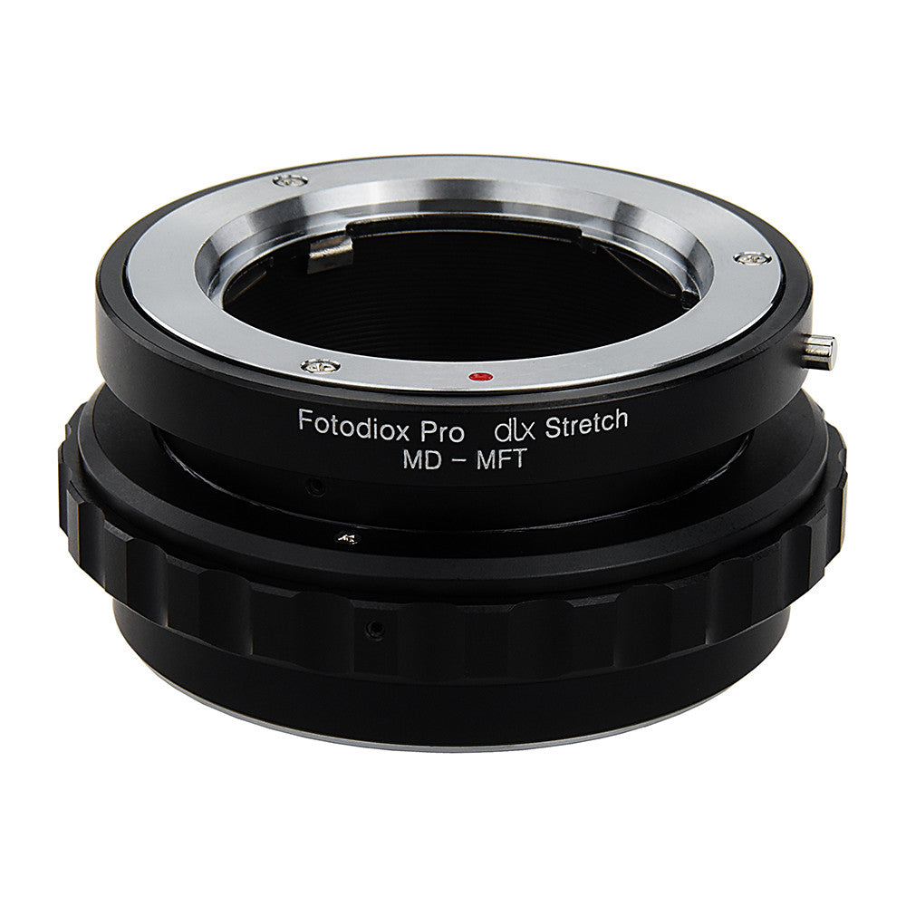 Fotodiox DLX Stretch Lens Adapter - Minolta Rokkor (SR / MD / MC) SLR Lens to Micro Four Thirds (MFT, M4/3) Mount Mirrorless Camera Body with Macro Focusing Helicoid and Magnetic Drop-In Filters