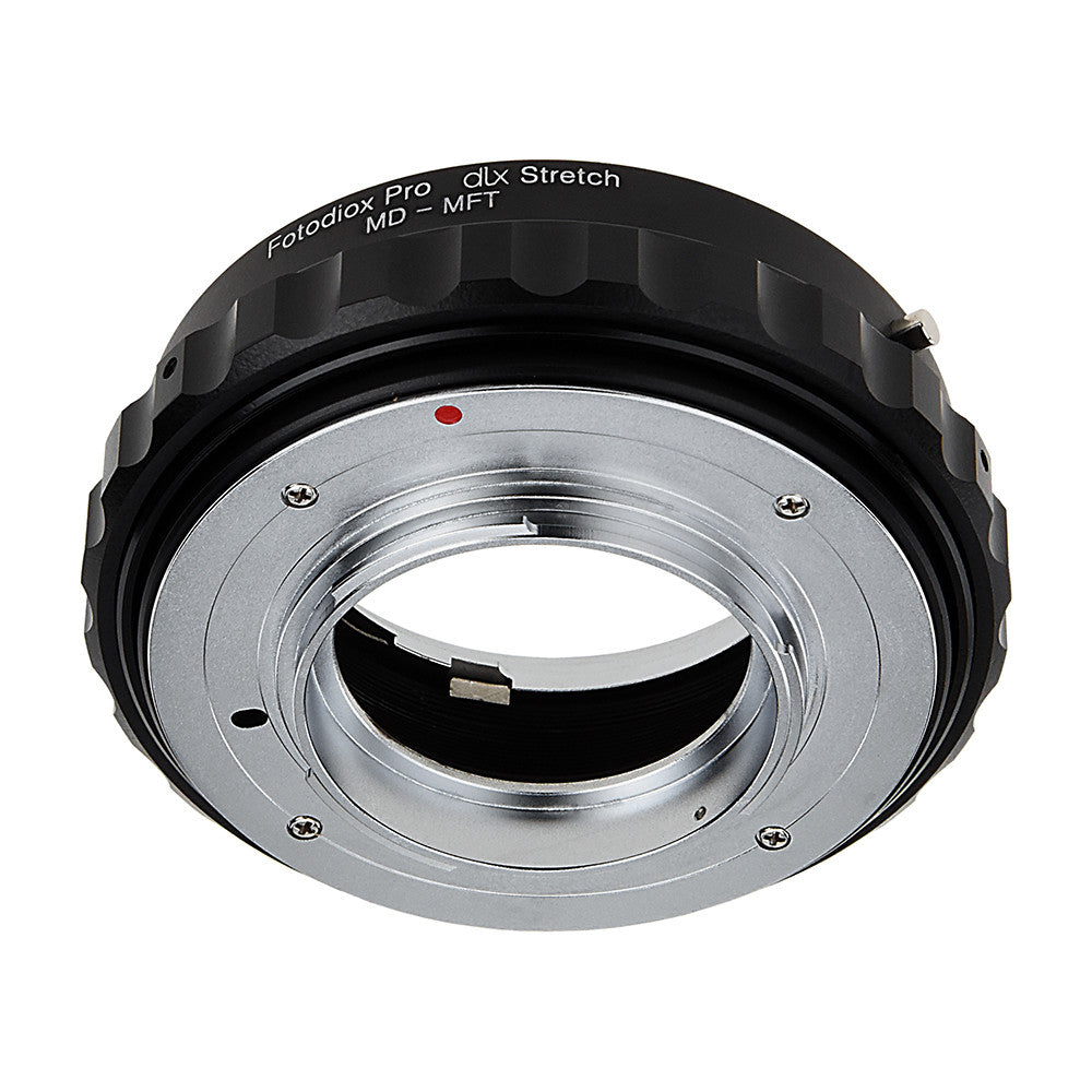 Fotodiox DLX Stretch Lens Adapter - Minolta Rokkor (SR / MD / MC) SLR Lens to Micro Four Thirds (MFT, M4/3) Mount Mirrorless Camera Body with Macro Focusing Helicoid and Magnetic Drop-In Filters